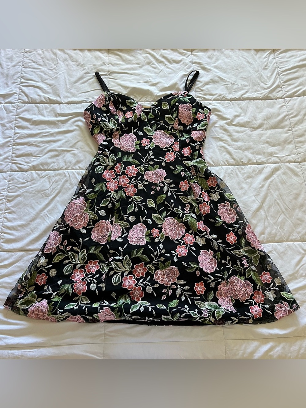 GUESS Embroidered Dress